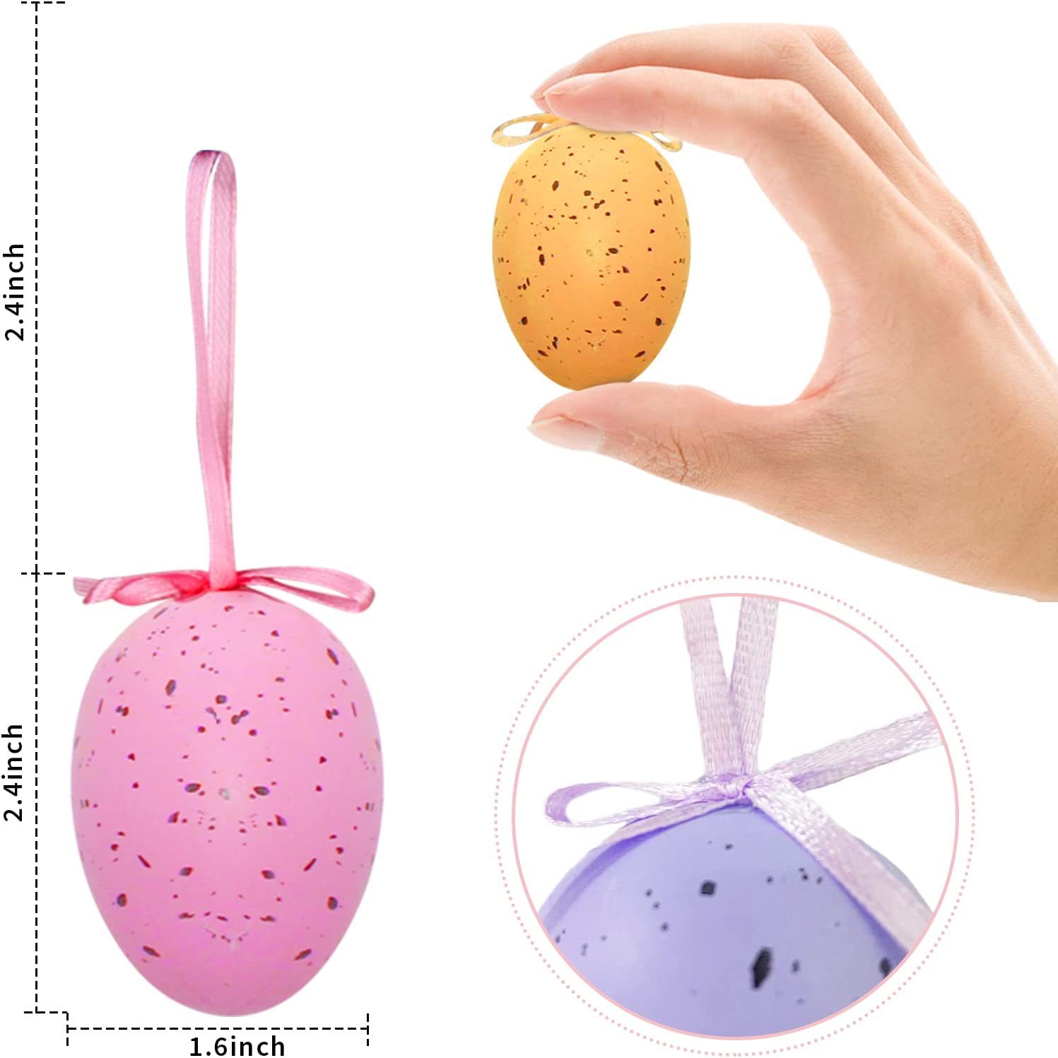 Easter Eggs With Hanging Loops1