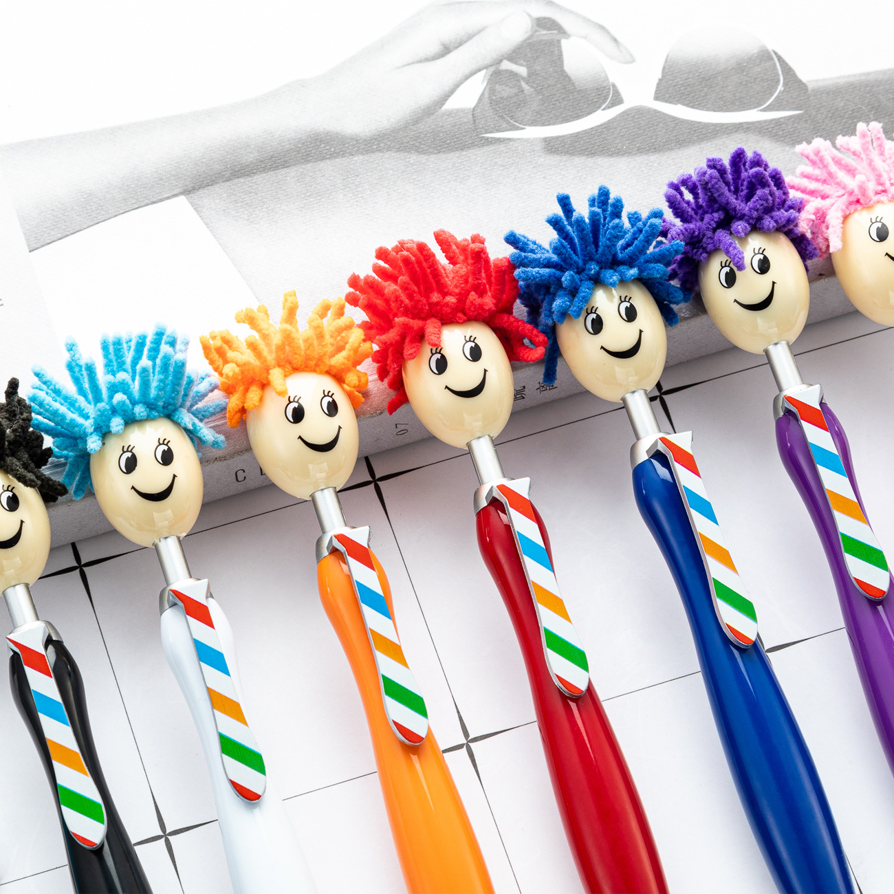 Mop Head Stylus Ballpoint Pen 3