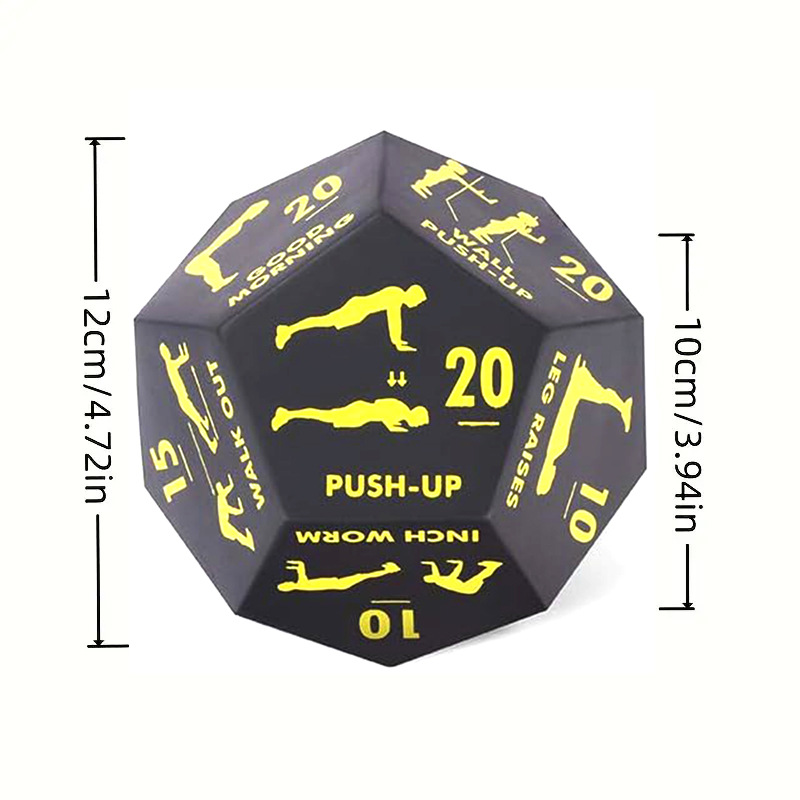12 Sided Soft PU Relieve Foam Dice 2