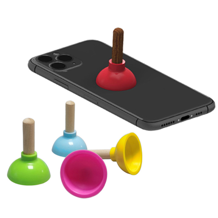 Colorful Toilet Shape Plunger Holder
