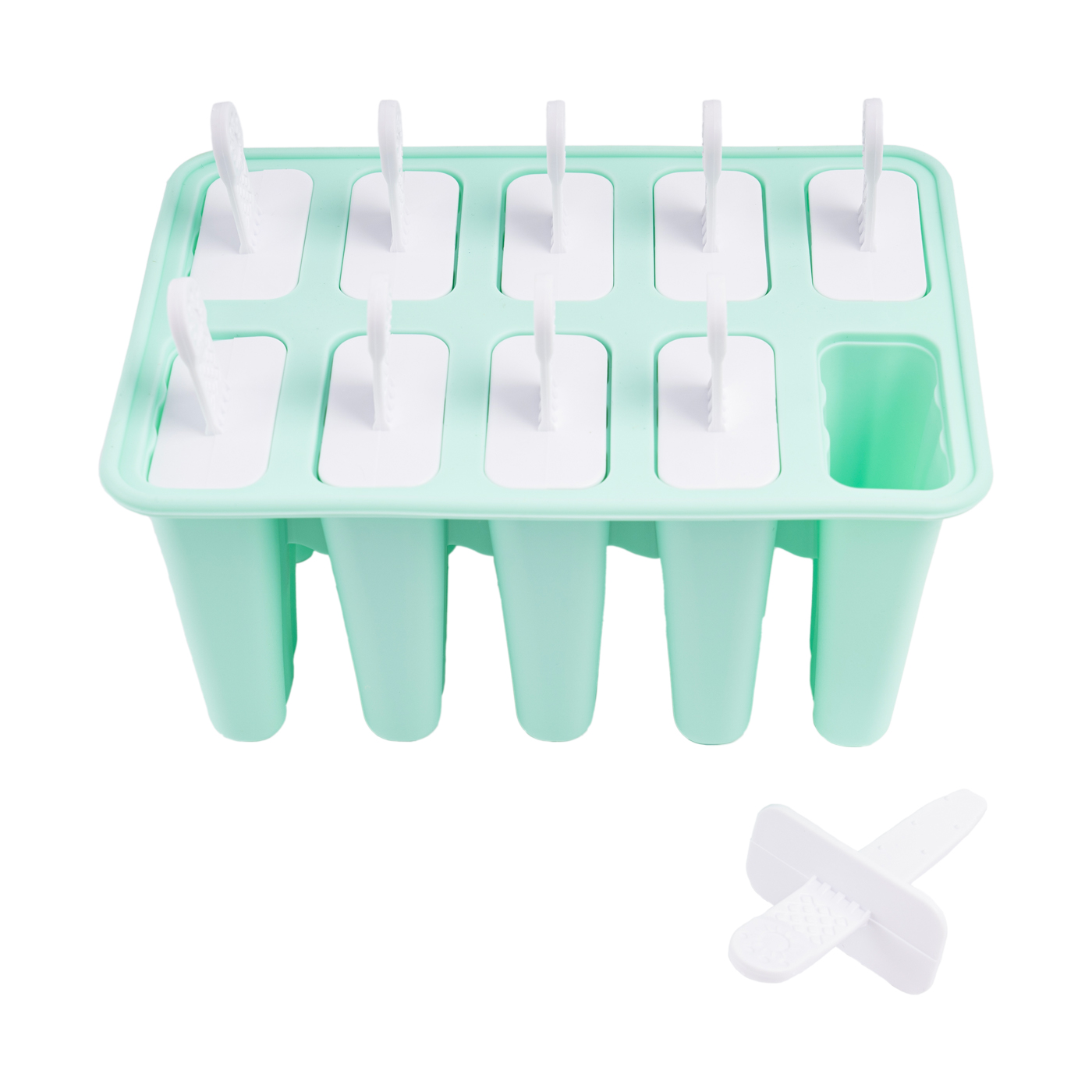 10 Grids Silicone Ice Cream Mold2