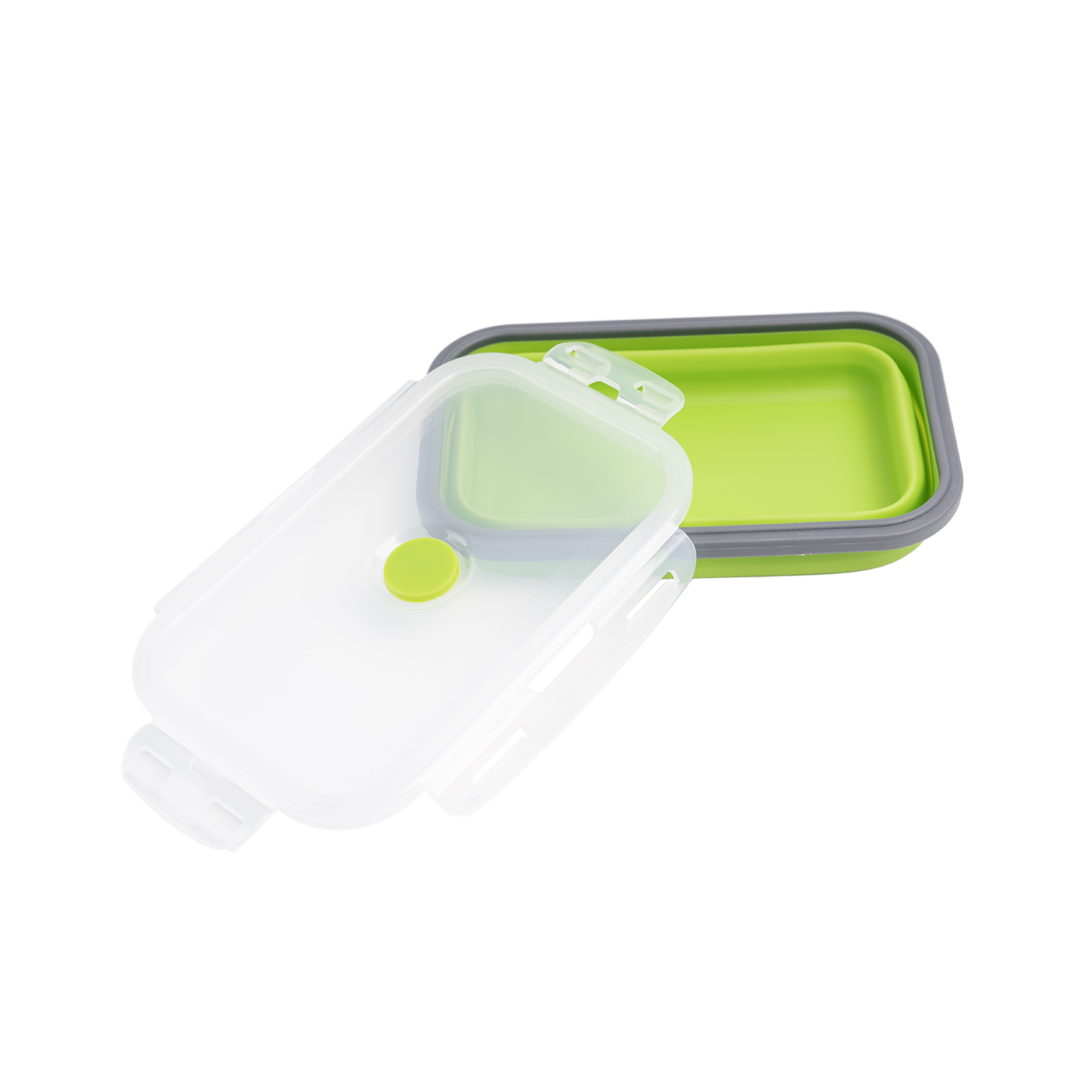 Silicone Folding Square Lunch Box3