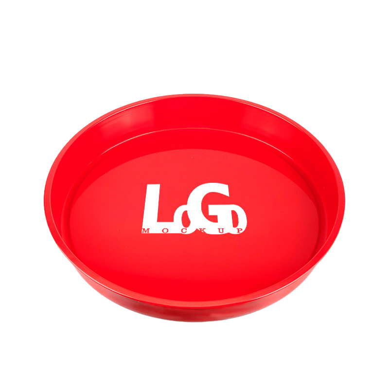 Round Plastic Serving Tray1