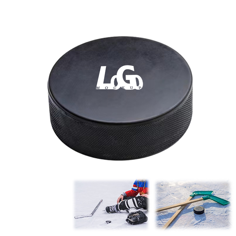Eishockey-Puck, Gummi, individuell