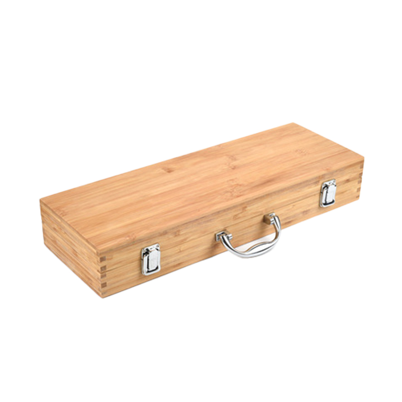 Custom Bamboo BBQ Tool Set2
