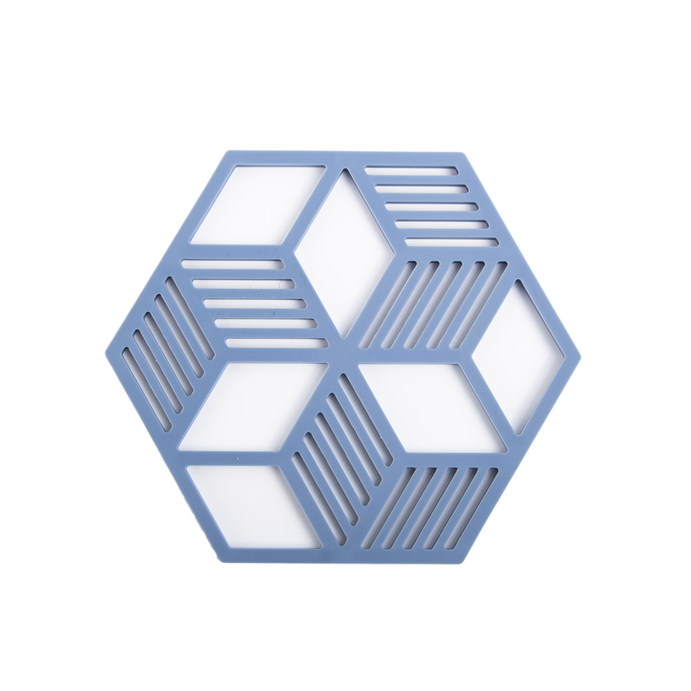 Silicone Hollow Hexagon Coaster1