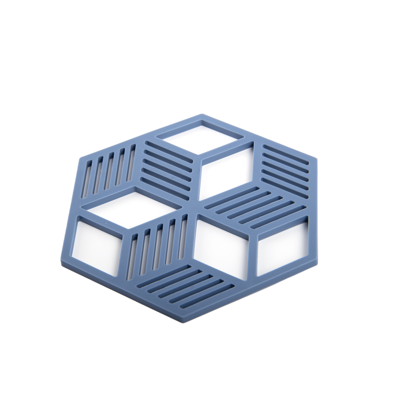 Silicone Hollow Hexagon Coaster2