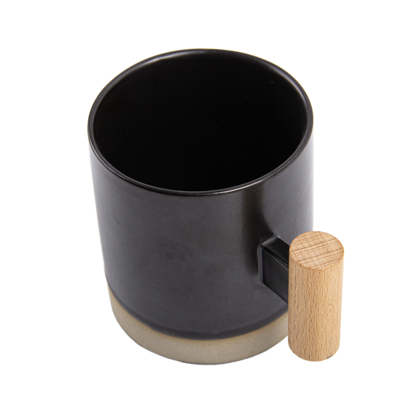 13 oz. Wooden Handle Ceramic Mug2