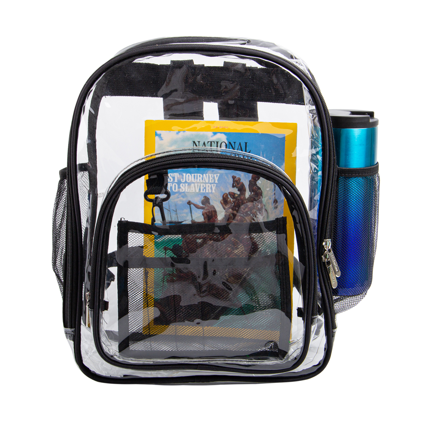 Büchertasche, transparent, strapazierfähig