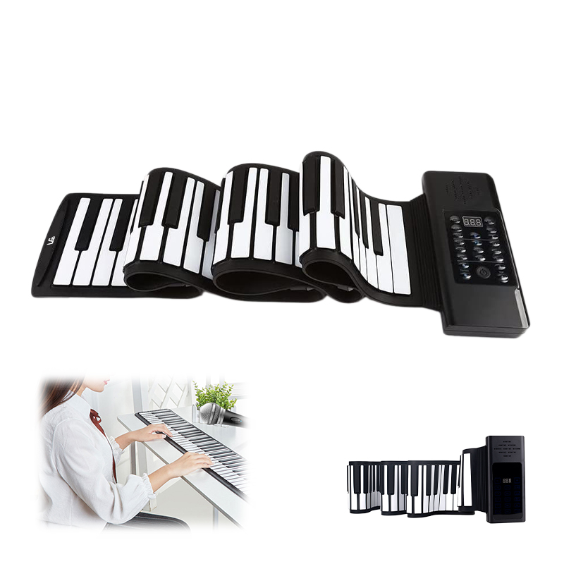 Hand Roll Up Electronic Organ Keyboard1