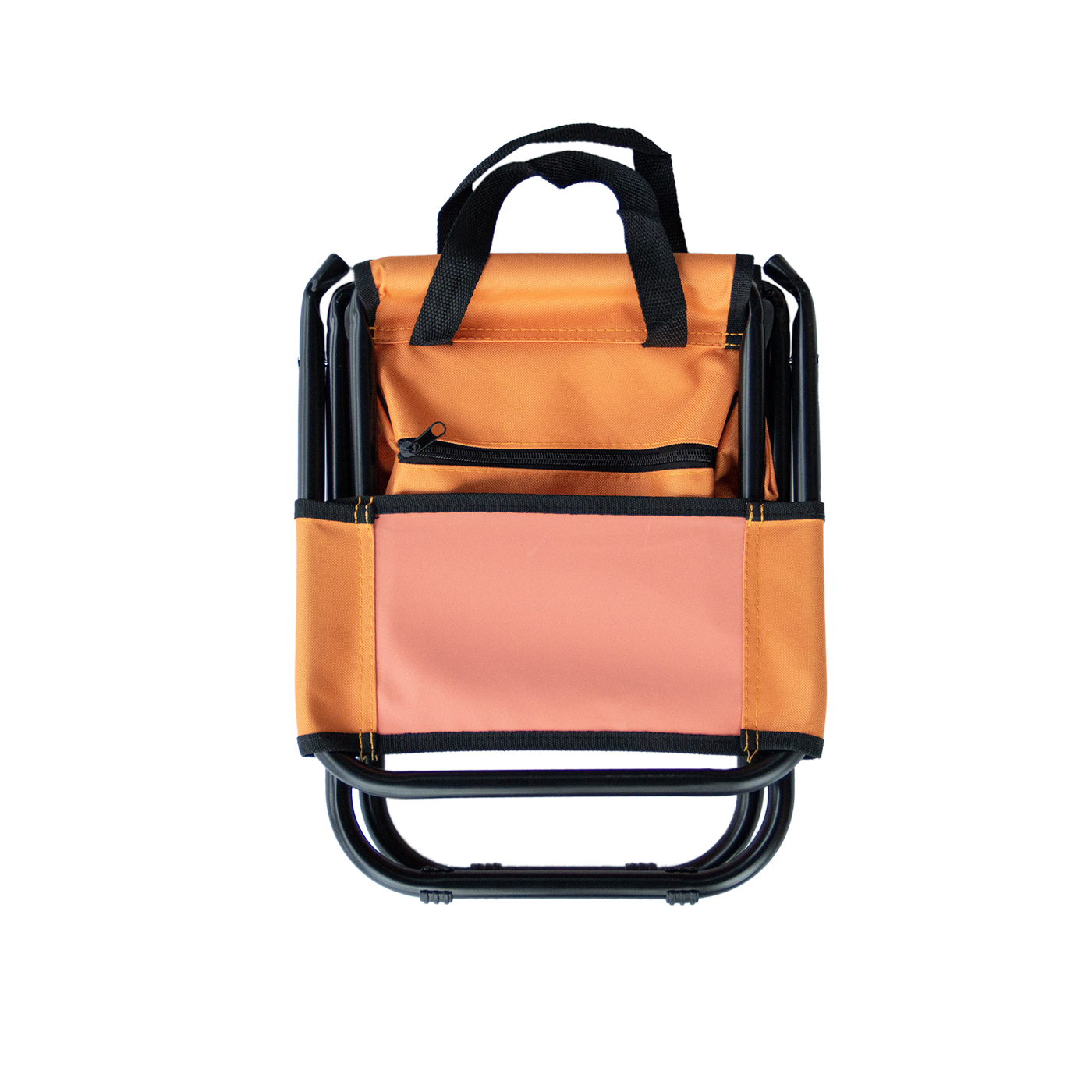 Folding Camping Stool With Cooler Bag2