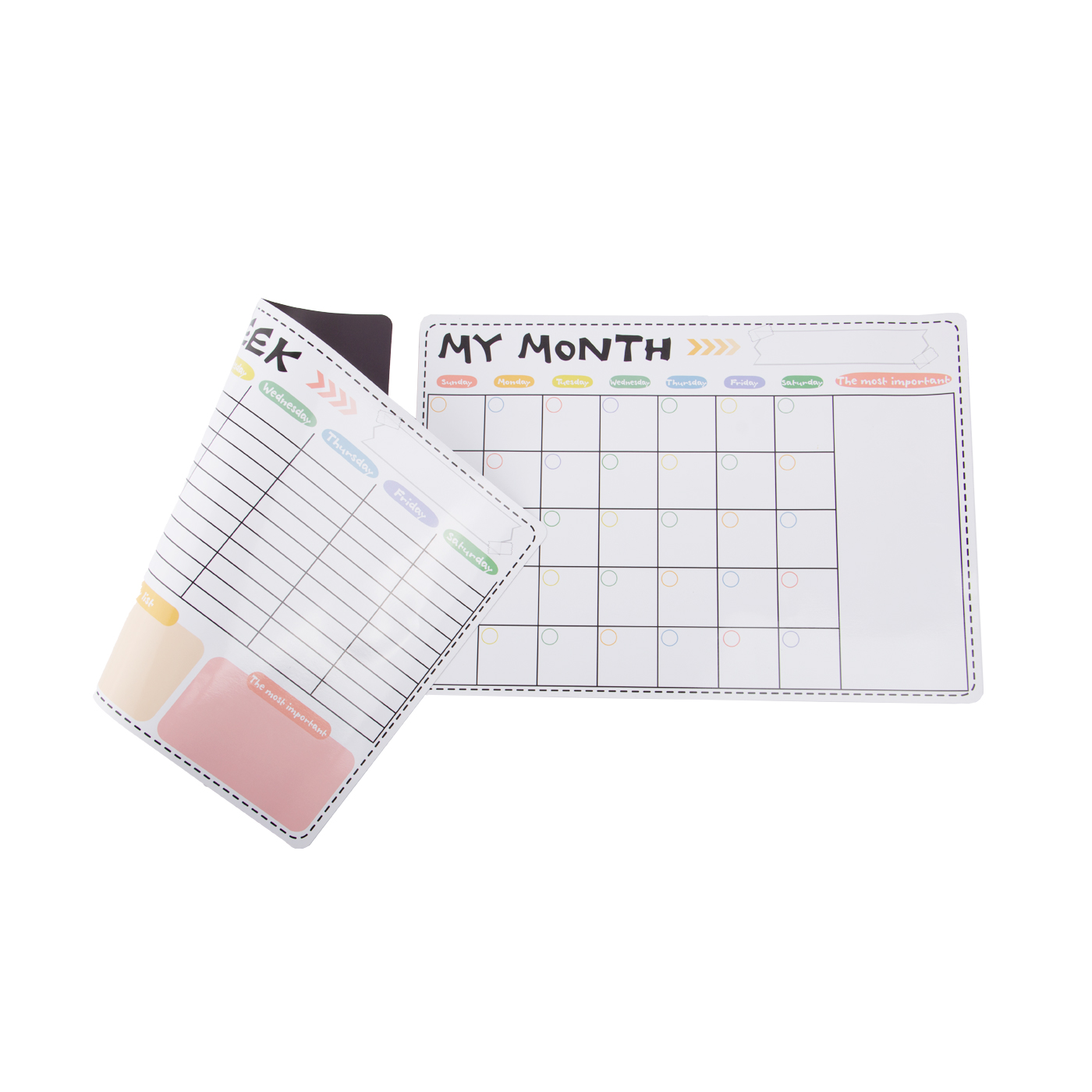 Magnetic Refrigerator Calendar Whiteboard1