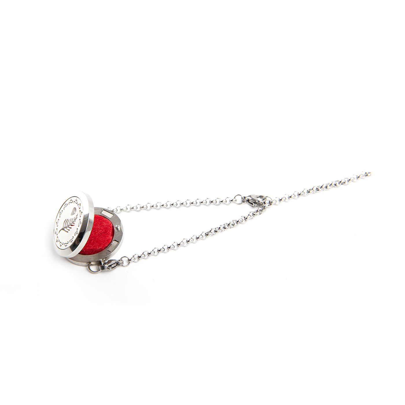 Stainless Steel Aromatherapy Locket Bracelet1