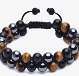 Double Layers Adjustable Beaded Bracelet2