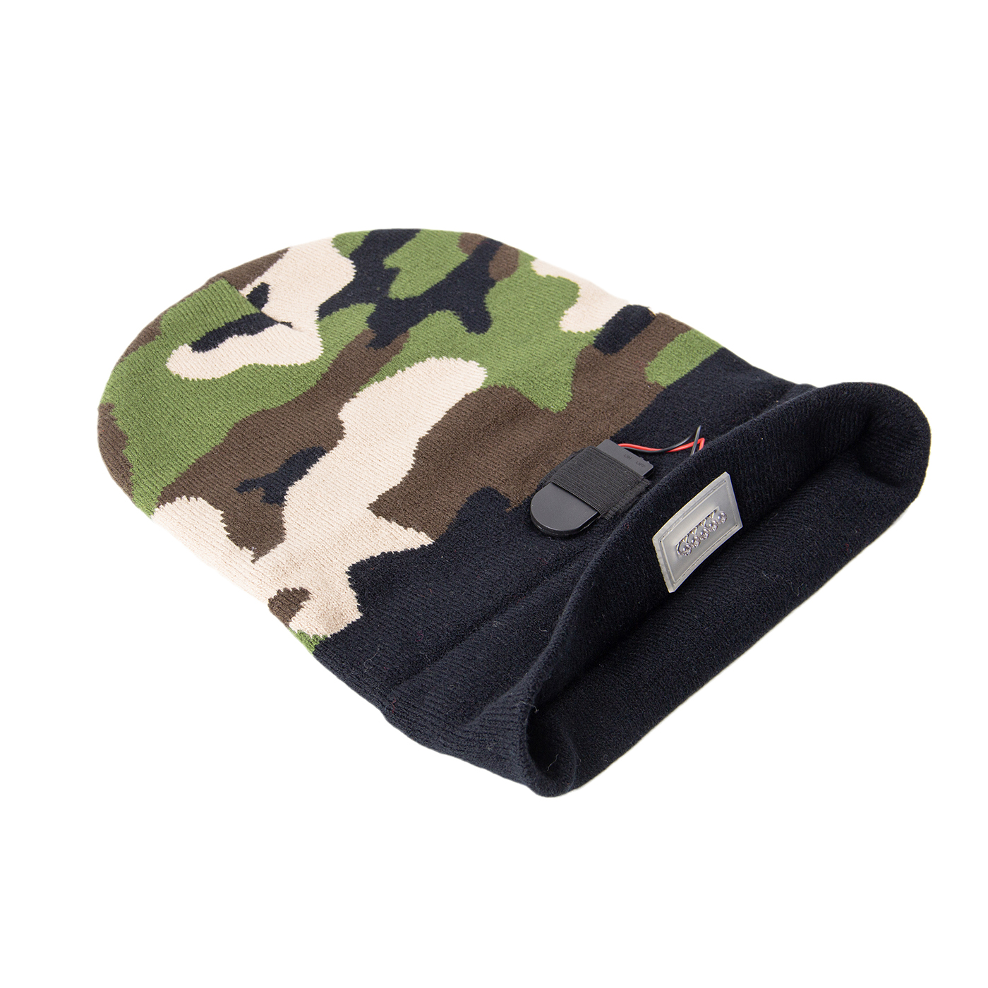 Camouflage Beanie With LED Light2