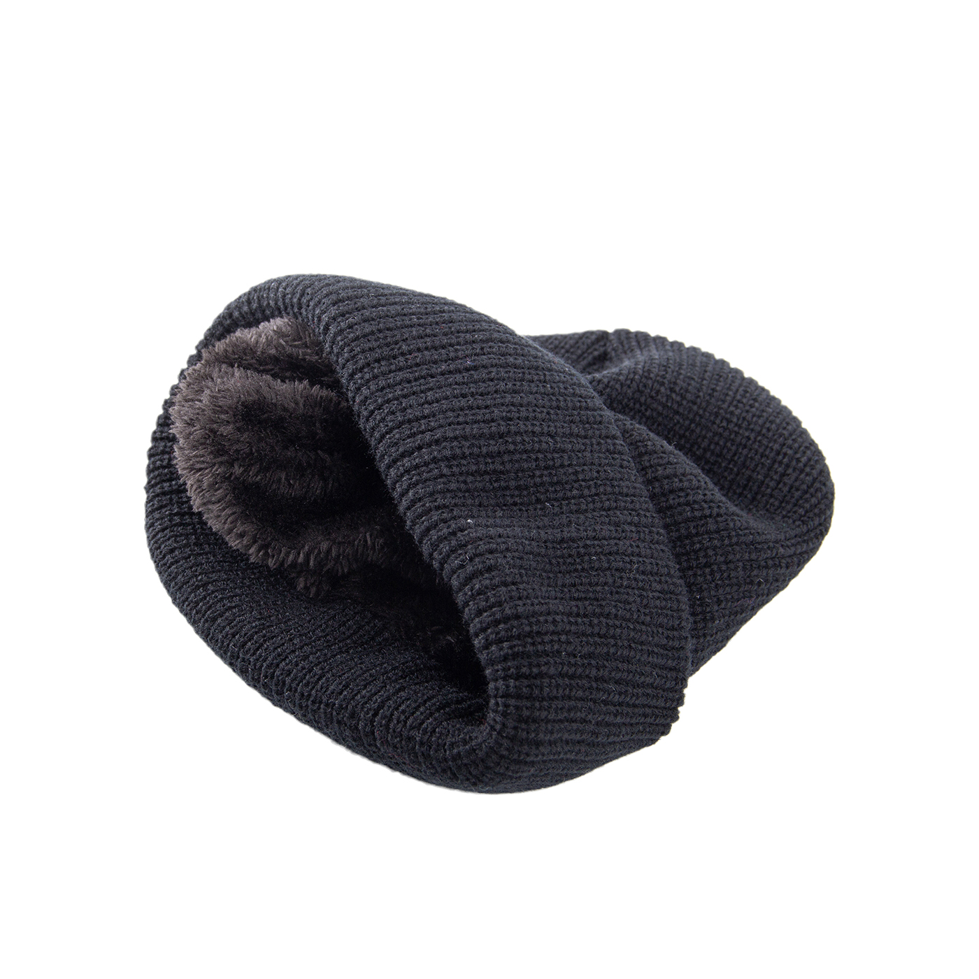 Fleece Lined Ribbed Beanie2