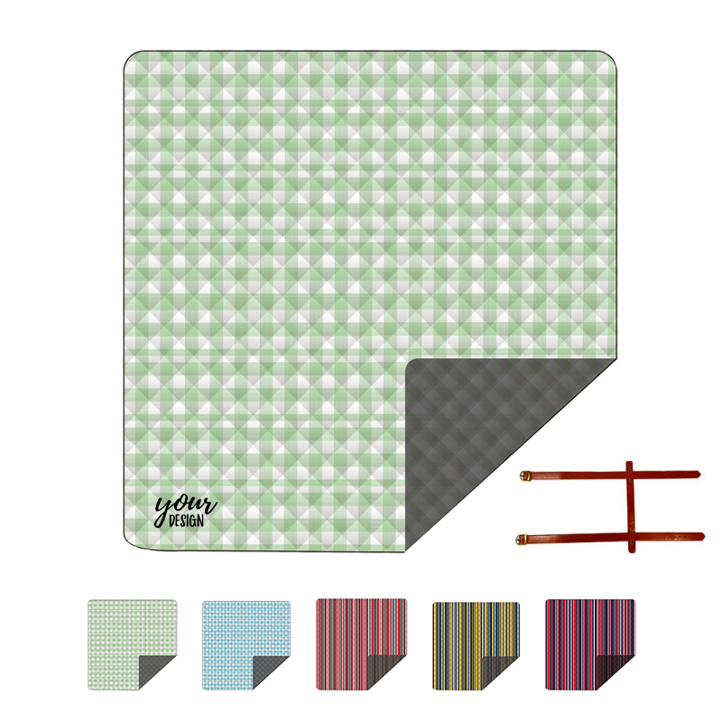 Picknickdecke mit Lederband, Outdoor