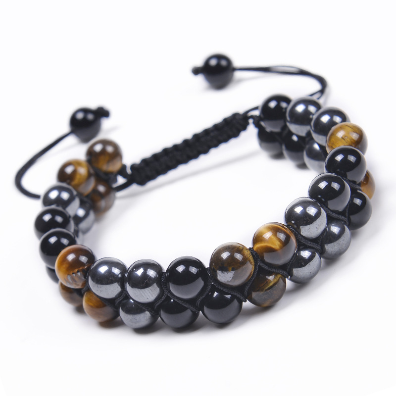 Unisex Adjustable Double Beaded Bracelet1