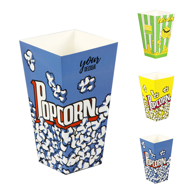 Popcorn-Eimer, Papier, quadratisch, 28oz.