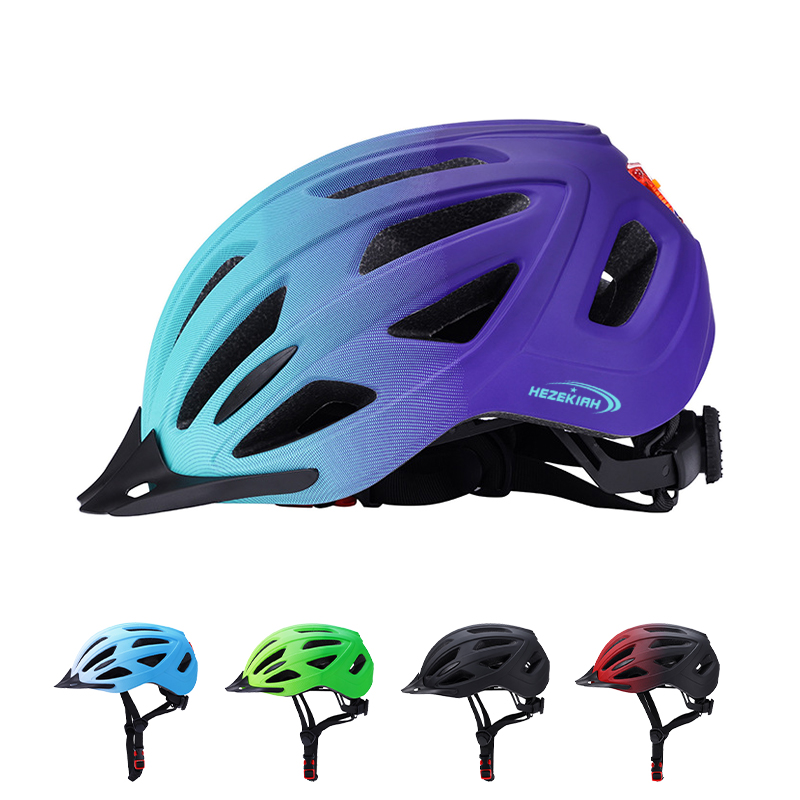 Fahrradhelm mit Rücklicht, leicht