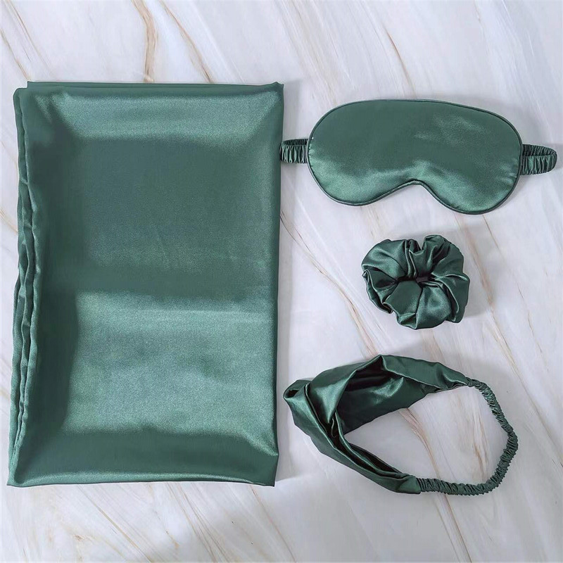 Pillowcase Eye Mask Hairband Sleeping Gift Set1