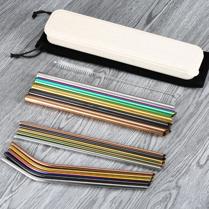 Reusable Metal Straw Set3