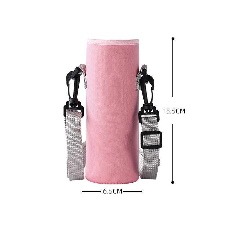 Neoprene Bottle Holder With Strap3