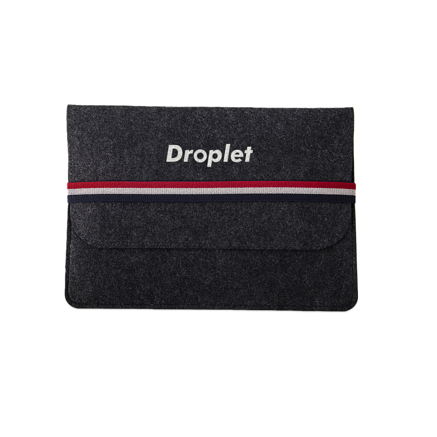 Felt Laptop Sleeve Case With Elastic Band