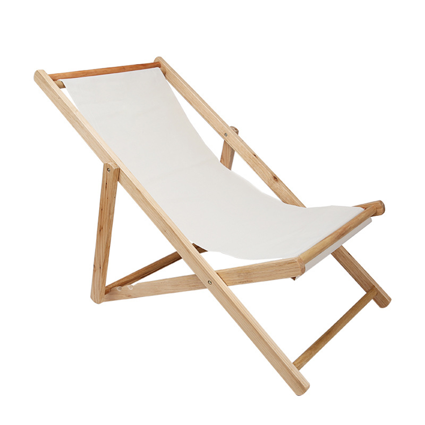 Foldable Wooden Beach Sling Chair2