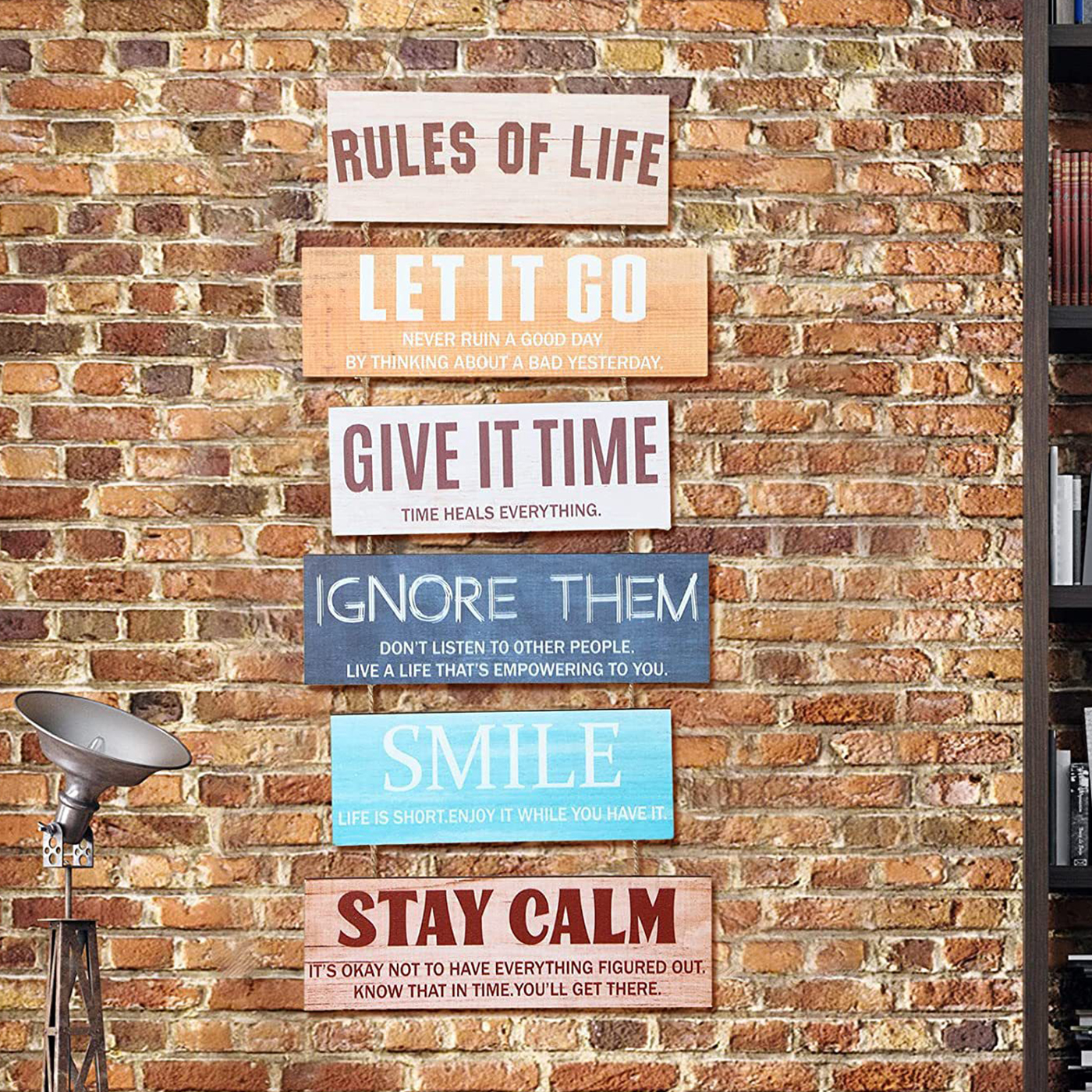 Hanging Wooden Door Sign1