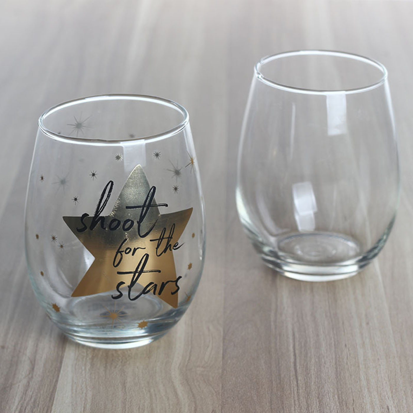 Custom Print Stemless Wine Glass2