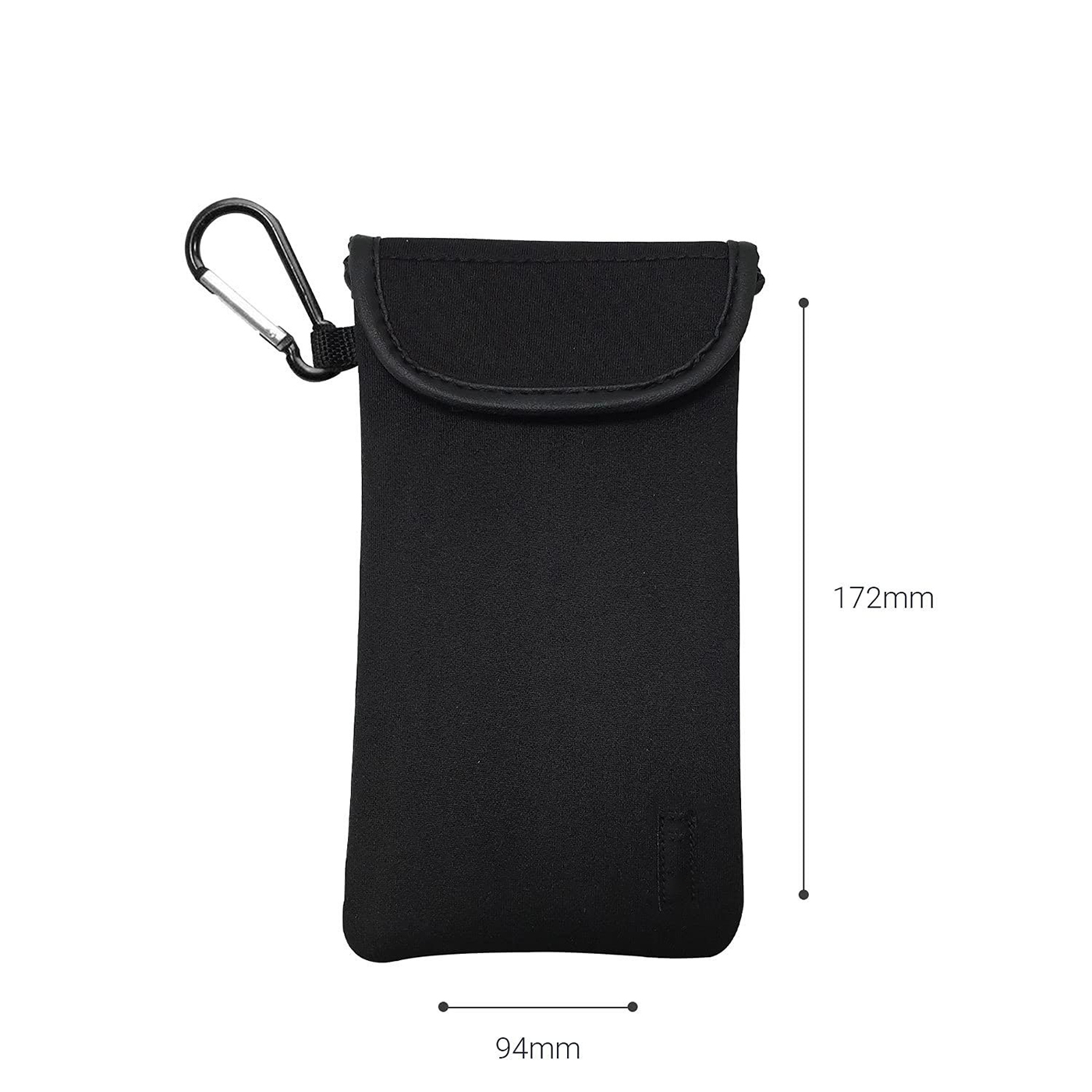 Neoprene Smartphone Pouch With Carabiner2