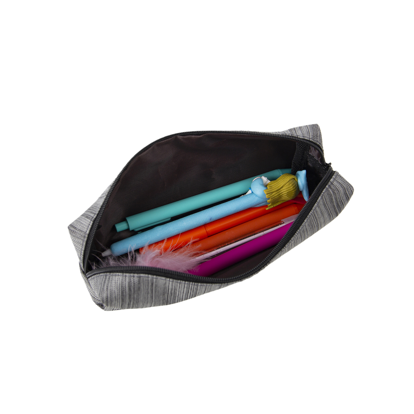 Portable Oxford Fabric Zipper Pencil Case2