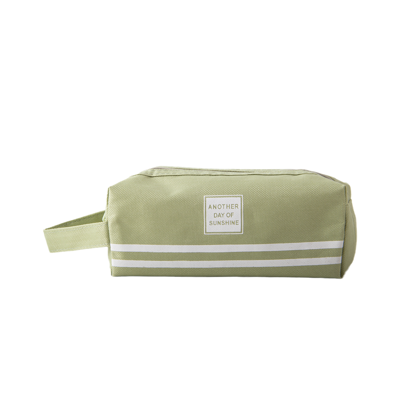 Double layer Canvas Pencil Pouch With Handle3