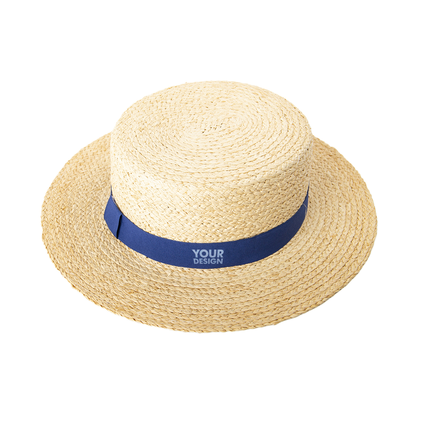 Women Straw Boater Hat