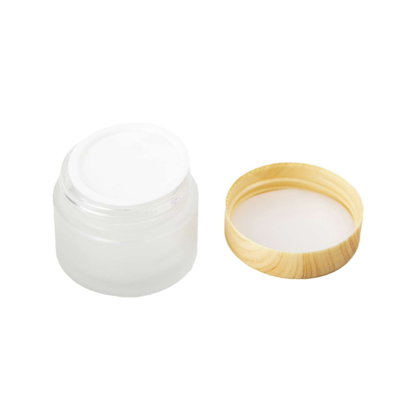 50g Frosted Glass Cosmetic Jar2