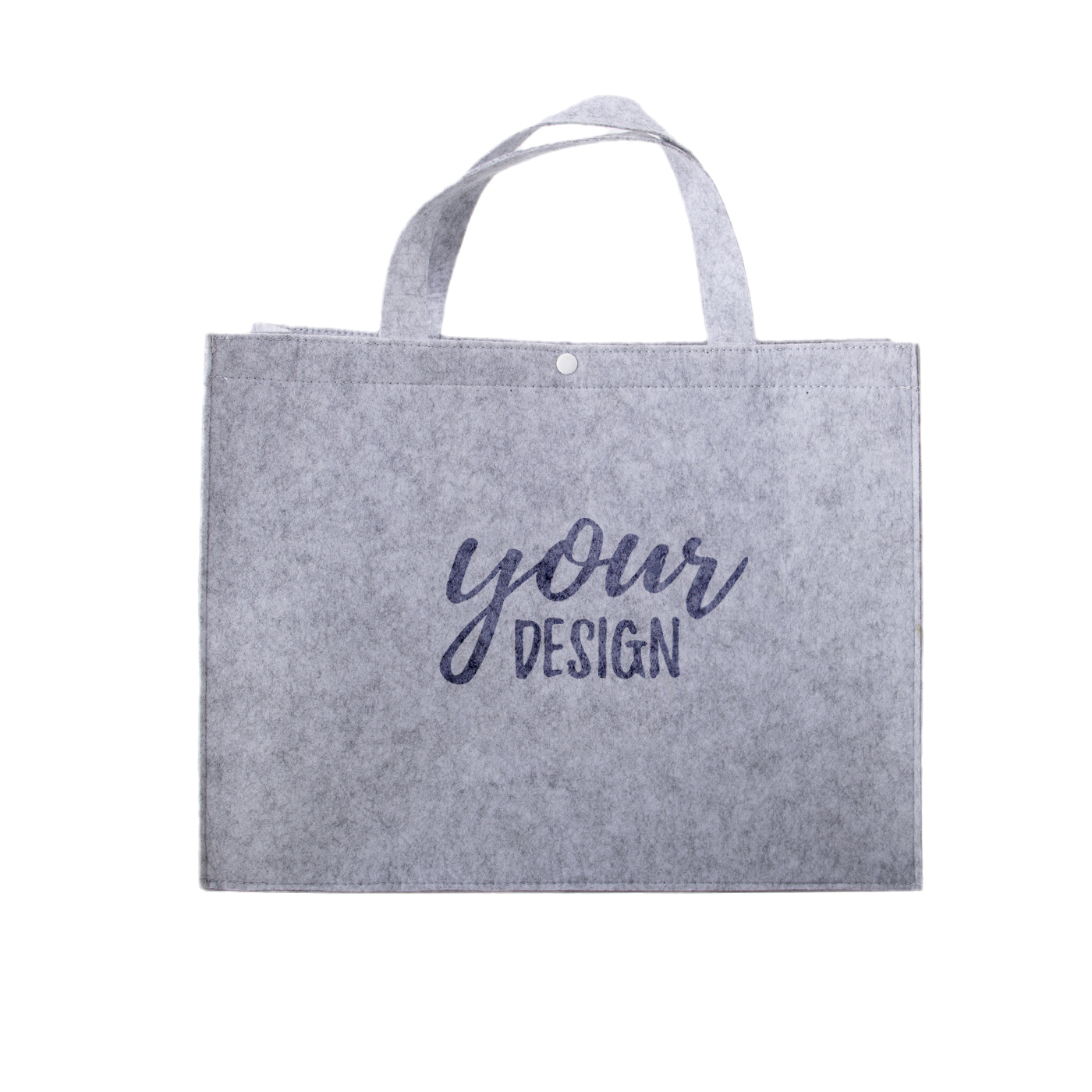 Custom Reusable Felt Tote Bag1