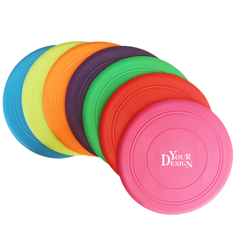 Promotional Non Slip Rubber Dog Flying Disc1